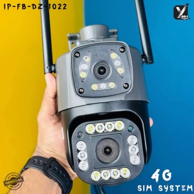 Picture of 4G Dual Lens Ptz Ip Camera V380 Black 