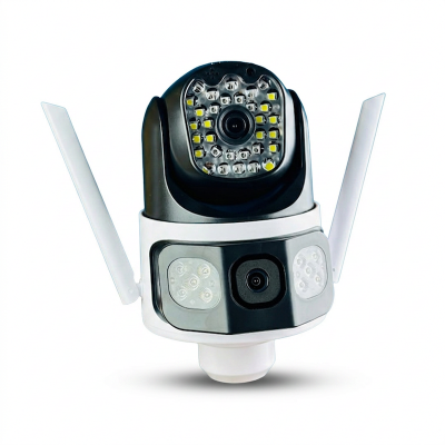 Picture of Q33 Outdoor Dual Lens Ptz Ip Camera White 