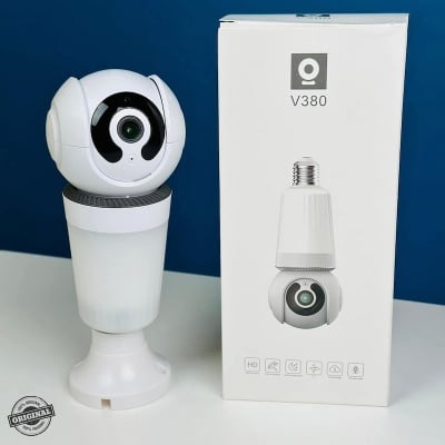 Picture of Q28 V380 Bulb Ip Camera White 