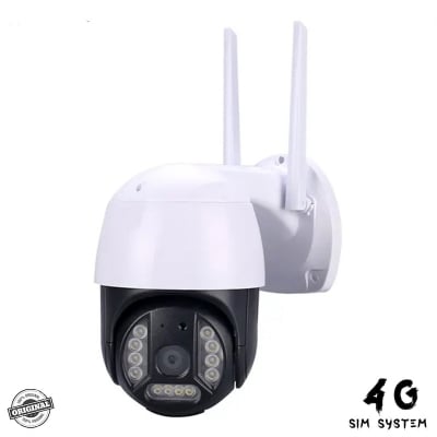 Picture of Q42 4G Sim System PTZ Ip Camera White 