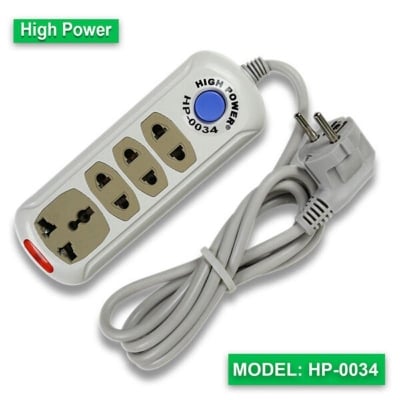 Picture of Safe Touch Multi-socket M-34  New Model White 