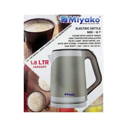 Picture of Electric Kettle Mjk-18T (Miyako) 1.8 Ltr - Electric Kettle Multicolor 