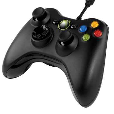 Picture of Xbox 360 Controller,USB Wired Controller Gamepad for Microsoft Xbox 360,PC Windowns,XP,Vista,Win7 - Black