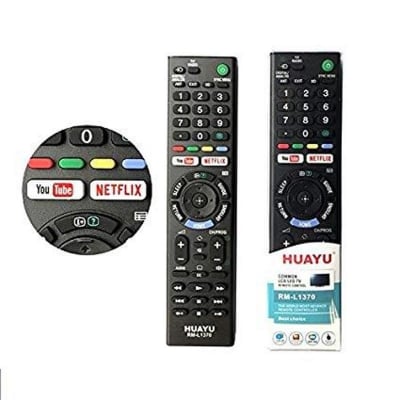 Picture of RM-L1370 Fit For SONY LED TV Remote Control With Youtube/Netflix Buttons RMT-TX300E RMTTX300E Black 
