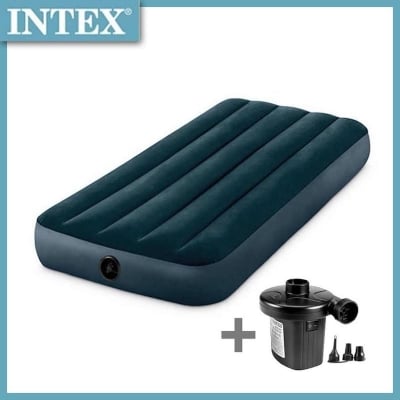 Picture of Enjoy A Comfortable Sleep With Intex Single Bed Size Dura Beam Standard - Bedroom Furniture Black 