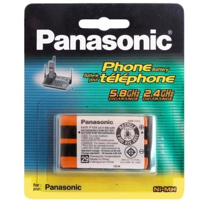 Picture of Panasonic Cordless Telephone Battery (HHR-P104A) Multicolor 