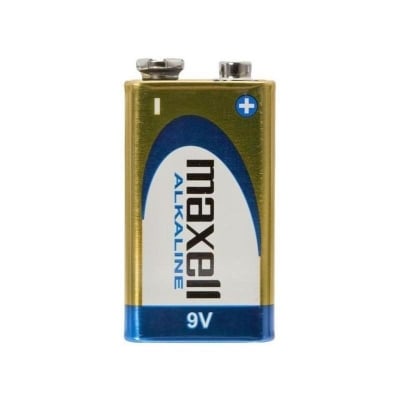 Picture of Maxell 9V Alkaline Battery  New Model Multicolor 