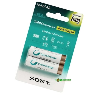 Picture of Sony Cycle Energy AA Rechargeable Battery 2000mAh Ni-MH (2 pcs) Multicolor 