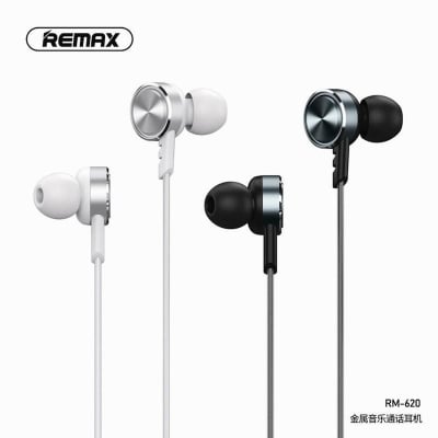 Picture of Remax Rm-620 Deep Bass Stereo Audio Wired In-ear Earphone - Headphone Black 
