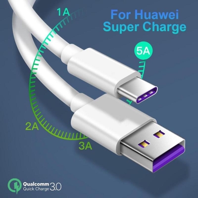 Picture of 5Ah Type-C Data Cable For First Charging White 