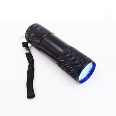 Picture of Taka Checking UV Flashlight 9 Led Ultra Violet Torch Light Lamp For Epoxy UV Resin Cure Adhesive Glue Jewelry Equipments Tool Black 