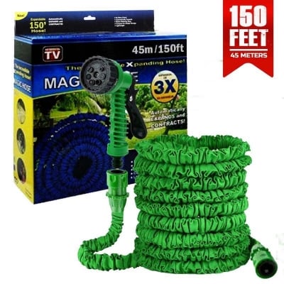 Picture of 45m/150FT Magic Expanding Garden Water Spry Hose Pipe - nur corner  