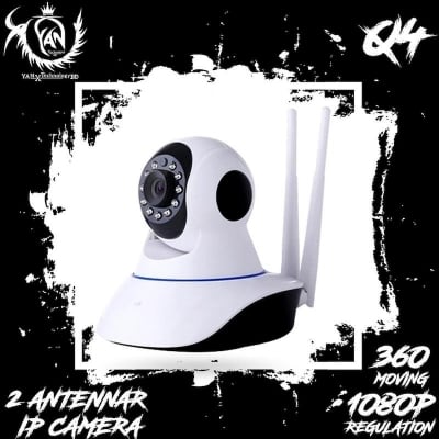 Picture of Q4 2 Antennar Ip Camera V380 app White 