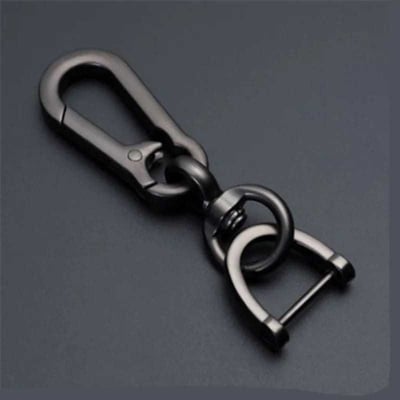 Picture of Anti-Lost Key Chain with Metal Frame Black