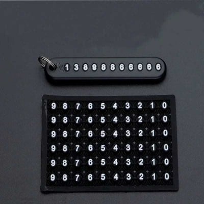 Picture of Anti-Lost Key Ring for Daily Car Use Black