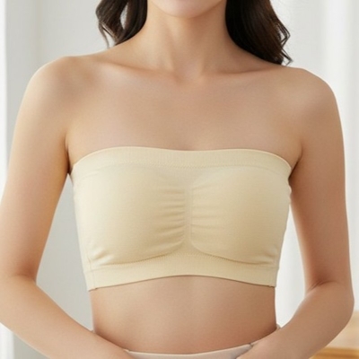 Picture of Trade Wrap Tube Top Double-Layer Strapless Bra-Free Size