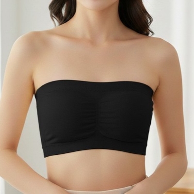 Picture of Trade Wrap Tube Top Double-Layer Strapless Bra-Free Size