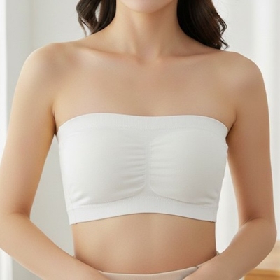 Picture of Trade Wrap Tube Top Double-Layer Strapless Bra-Free Size
