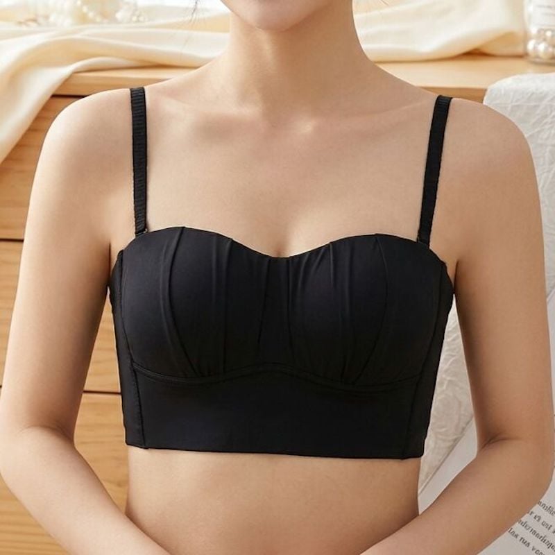 Picture of Thin Fixed Chest Pad Small Camisole Vest Bra