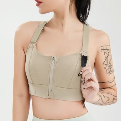 Picture of Front Zipper Shockproof Sports Bra