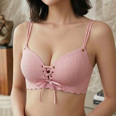 Picture of Wireless Small Chest Push Up Sexy Bra
