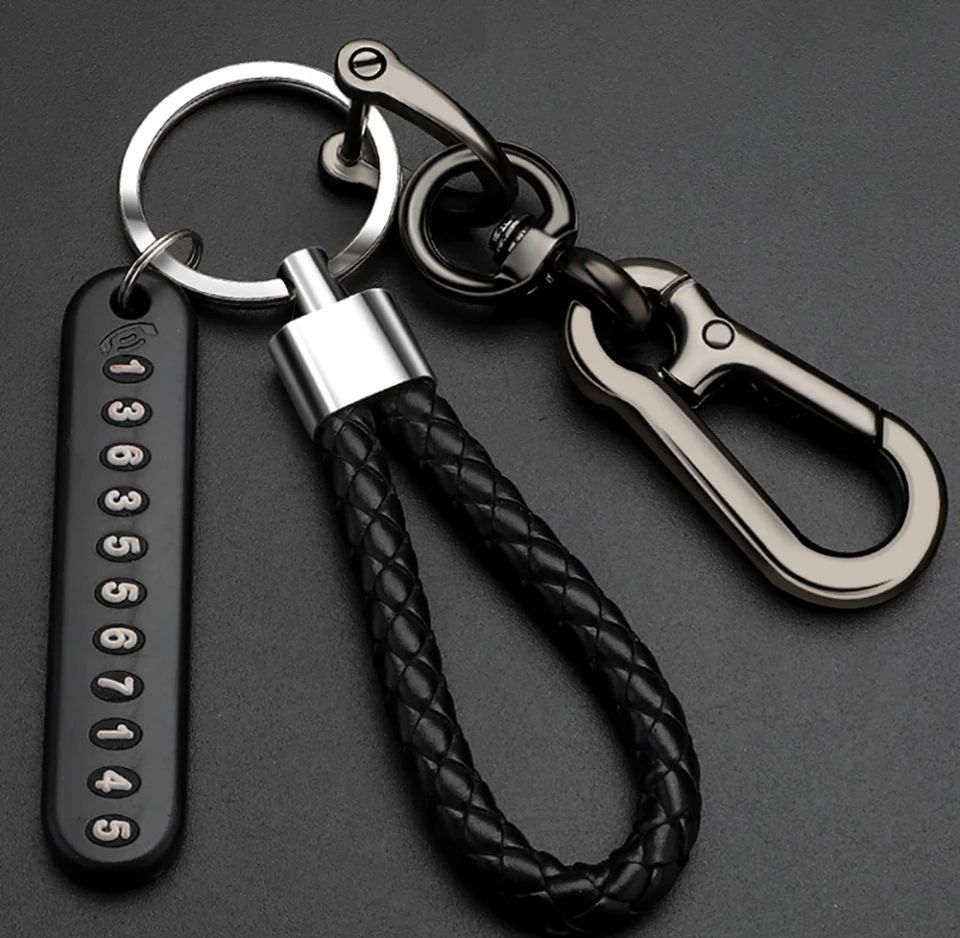 Picture of Trendy Anti-Lost Key Chain Portable Red
