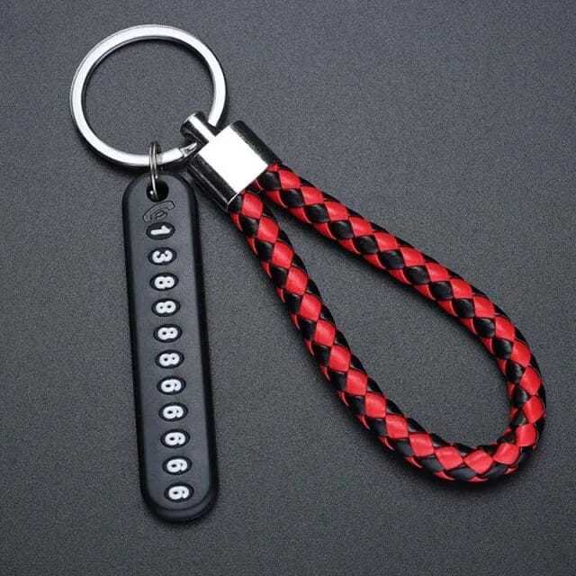 Picture of Car Key Holder Anti-Lost Fashion Design Red