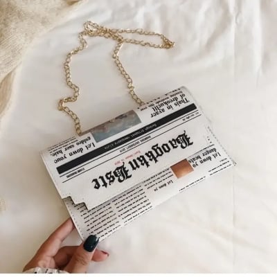 Picture of mall Square Newspaper News Styling Bags