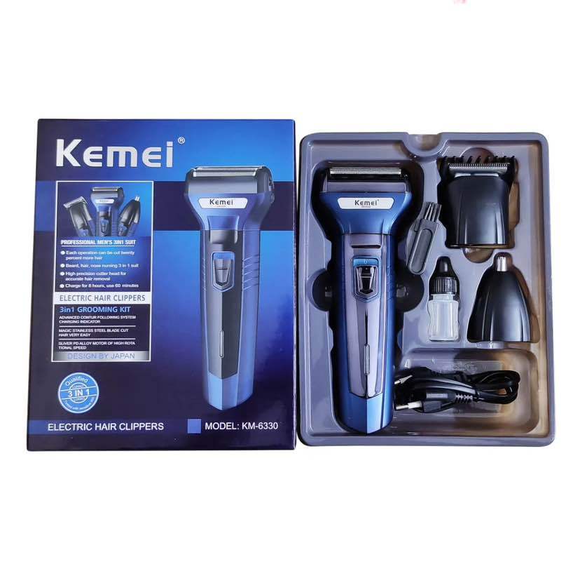 Picture of Kemei KM-6330 3 in 1 Electric Hair Clipper 
