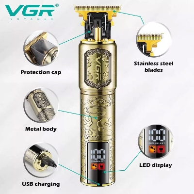 Picture of VGR V-073 Professional Hair Trimmer with LED Display 
