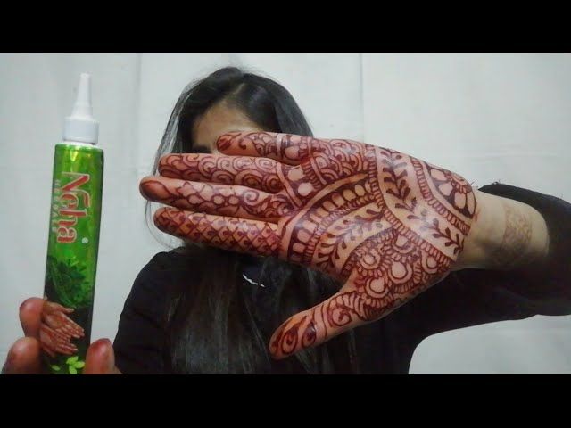 Picture of 6 Piece Neha Mehedi Natural Henna Cone - Elegant Bridal Pack Green