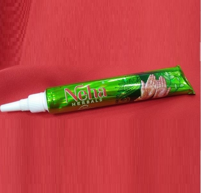 Picture of 12 Piece Neha Mehedi Natural Henna Cone Wedding Special Pack Green