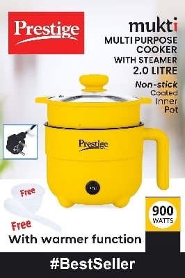Picture of Prestige Electric Multi Cooker 2L, High Quality, Long Life Multicolor