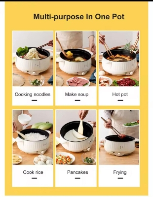 Picture of Prestige Electric Multi Hotpot for Home Kitchen Multicolor