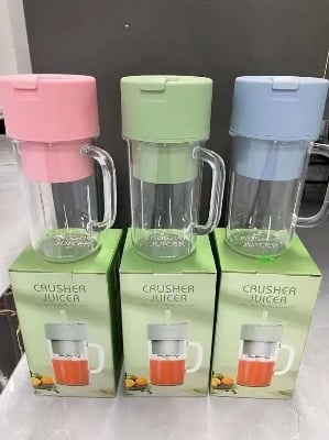 Picture of 2 in 1 Portable Juicer, Rechargeable USB Smoothie Maker Multicolor