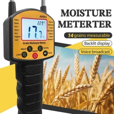 Picture of AR991 Grain Moisture Meter Grain Moisture Measurement AR991 Moisture Meter-Multicolor 