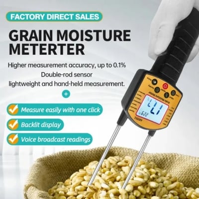 Picture of AR991 Grain Moisture Meter Grain Moisture Measurement AR991 Moisture Meter-Multicolor 