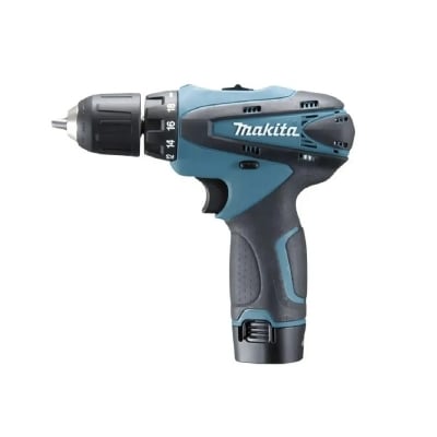 Picture of Makita Cordless Drill Machine(12v) 23pcs materials - drill machine High Quality-Blue