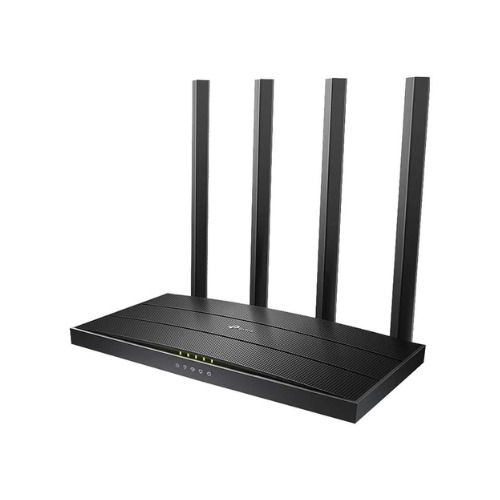 Picture of TP-Link Archer AC1200 Archer C6 Wi-Fi Speed Up to 867 Mbps/5 GHz + 400Mbps/2.4 GHz, 5 Gigabit Ports, 4 External Antennas, MU-MIMO, Dual Band, WiFi Coverage with Access Point Mode, - Black