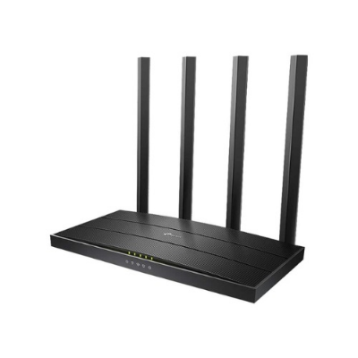 Picture of TP-Link Archer AC1200 Archer C6 Wi-Fi Speed Up to 867 Mbps/5 GHz + 400Mbps/2.4 GHz, 5 Gigabit Ports, 4 External Antennas, MU-MIMO, Dual Band, WiFi Coverage with Access Point Mode, - Black