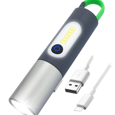 Picture of Digital Portable and Rechargeable Torch Flashlight
