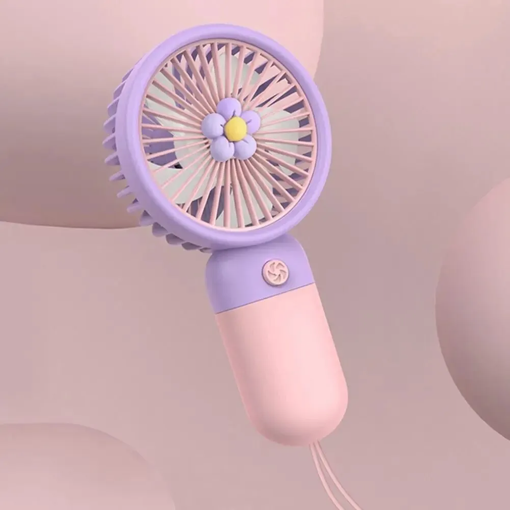 Picture of Rechargeable Cute Mini Handheld Fan with Strong Wind 1 Pcs