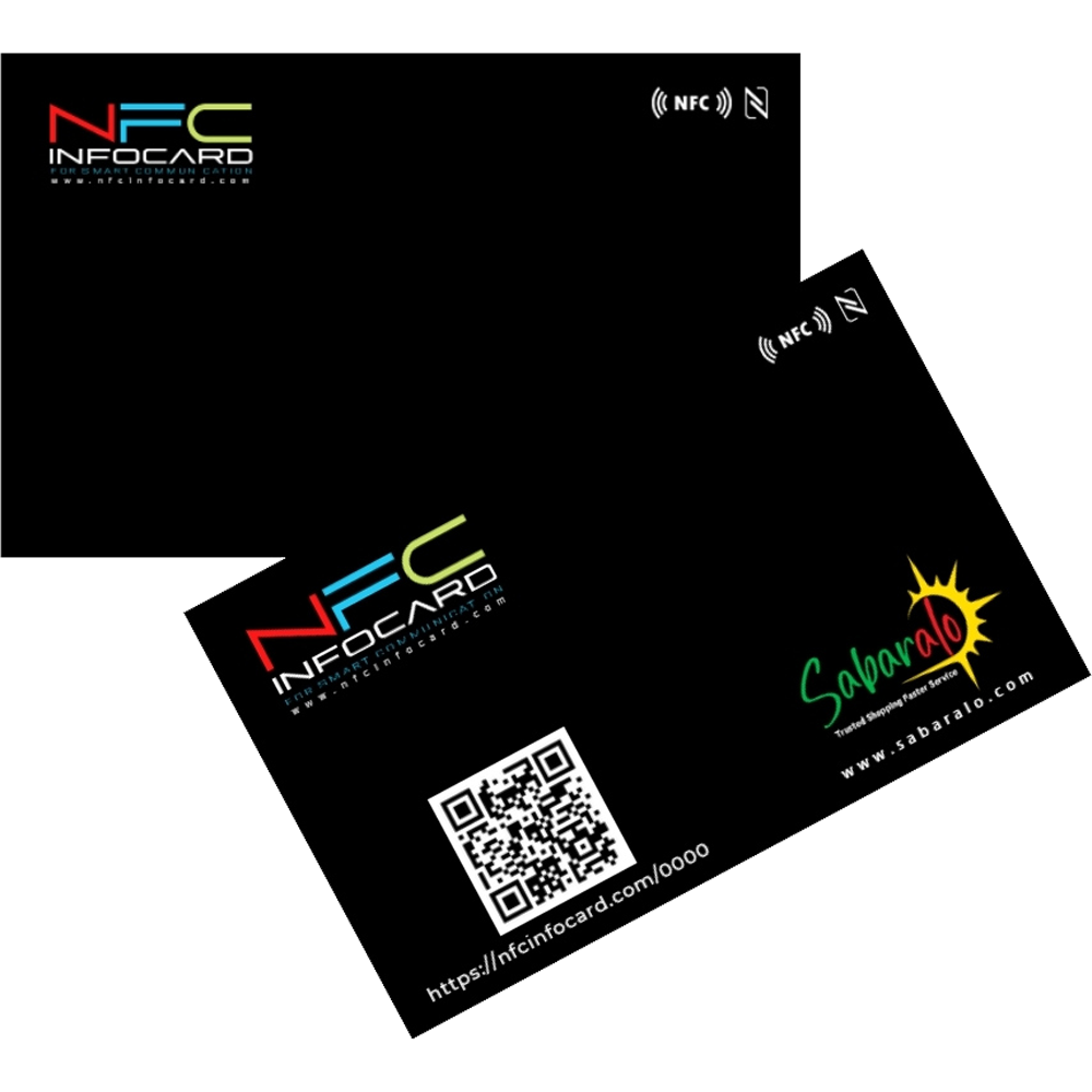 Picture of NFC Info Card Is Business Card, Hospital Coverage, Life Security and Discount Card