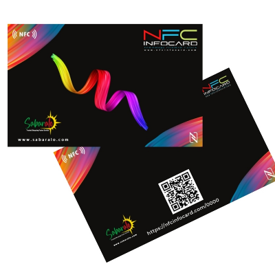 Picture of NFC Info Card Is Business Card, Hospital Coverage, Life Security and Discount Card