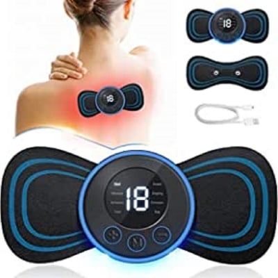 Picture of Portable Electric Pain Relax Neck Body Massager With USB Charging Cable - 1 Pcs
