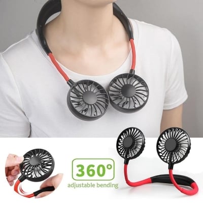 Picture of Portable USB Rechargeable Neck Fan