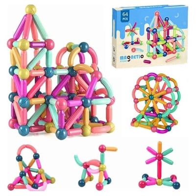 Picture of Magnetic Sticks 64 Pcs Set
