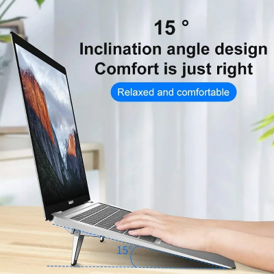 Picture of Mini Non-slip Metal Foldable Universal Laptop Stand