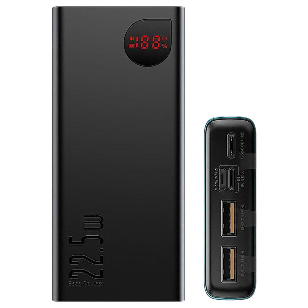 Picture of Baseus Adaman Metal Digital Display Quick Charge Power Bank - 20000mAh 22.5W - PPAD000101