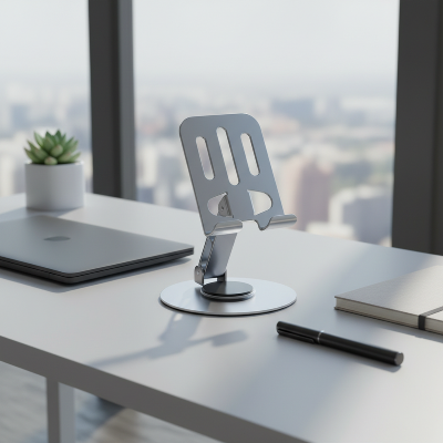 Picture of Full Metal Rotatable Foldable Desktop Stand For Mobile ‍andTablet